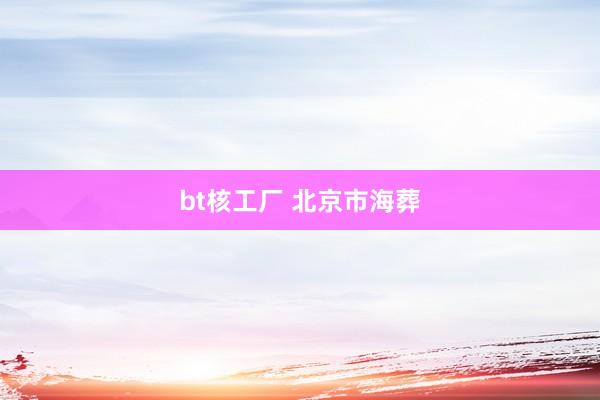bt核工厂 北京市海葬