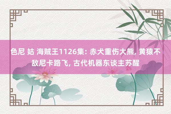 色尼 姑 海贼王1126集: 赤犬重伤大熊, 黄猿不敌尼卡路飞, 古代机器东谈主苏醒